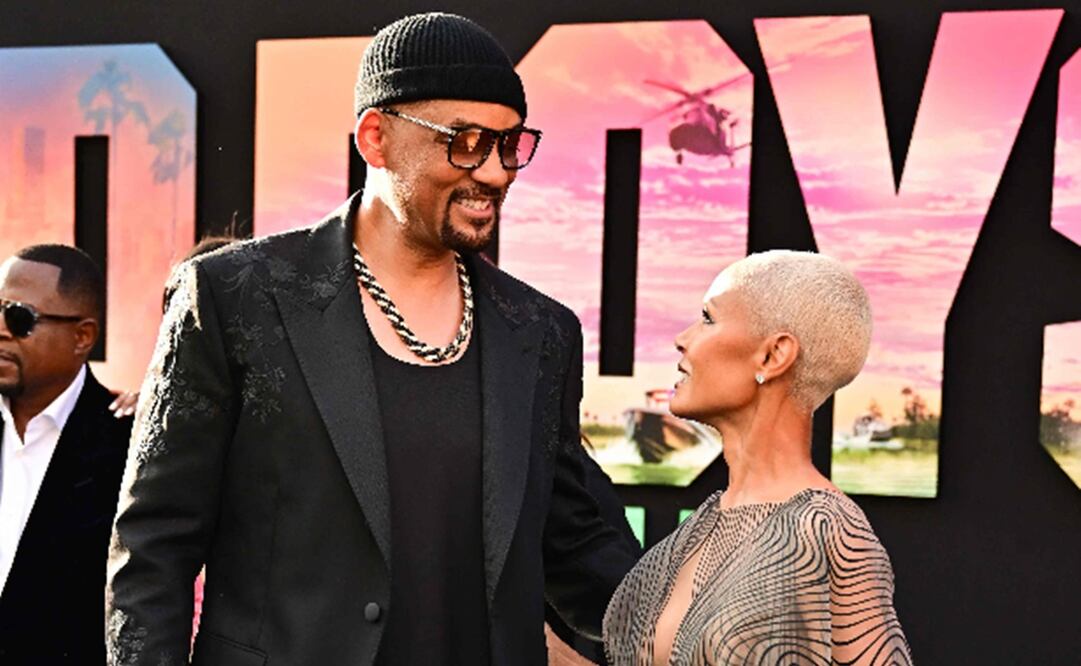 Will Smith y Jada Pinkett en Los Ángeles. Foto: Frederic J. Brown / AFP.