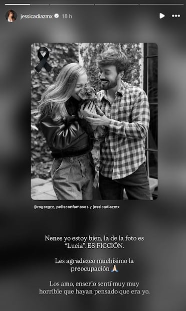 Jessica Díaz aclara falsas versiones tras publicación en redes.