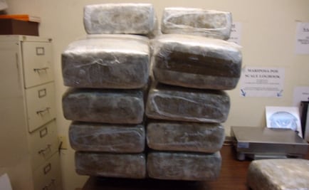 Incautan 251 kilos de marihuana en Sonora