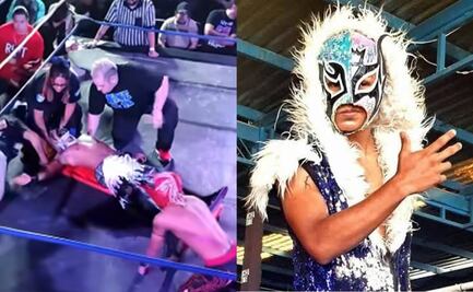 Difunden video cuando Rey Destroyer queda inmóvil en el ring al sufrir una caída
