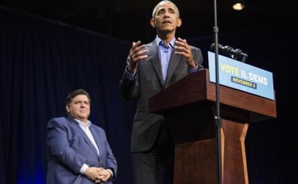 Obama insta a los estadounidenses a "sacrificarse" para resistir políticas de Trump; pide a universitarios hacer más