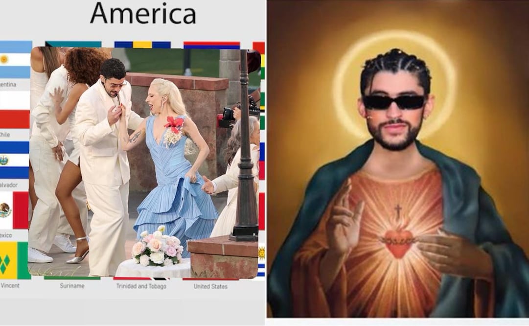Memes de Bad Bunny en el Super Bowl LX / Foto: Especial