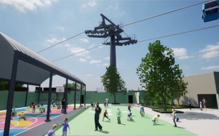 Hay consenso con padres de familia para colocación de torre de L3 del Cablebús en primaria: Sobse