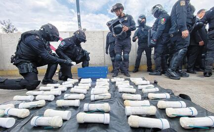 Hallan explosivos en autobús de padres