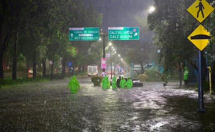 Lluvias de anoche dejaron 92 árboles caídos y 41 encharcamientos en CDMX; no se reportaron personas lesionadas 