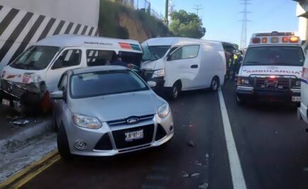 Multiple-car crash leaves 11 wounded in the State of Mexico