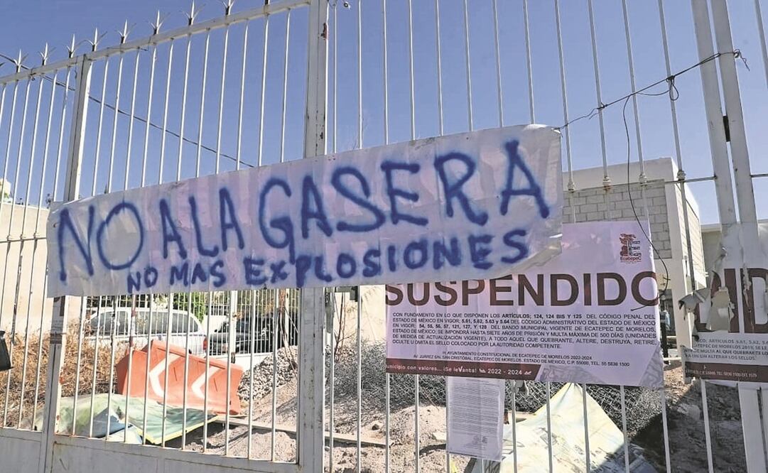 Fueron colocados sellos de suspensión en la gasera que se construye en El Calvario. Foto: ESPECIAL
