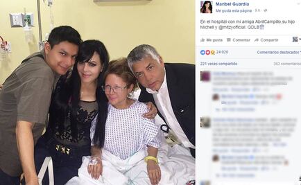 Maribel Guardia apoya a Abril Campillo en su lucha contra el cáncer