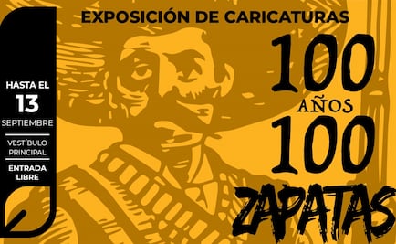 100 retratos del revolucionario en la Biblioteca Vasconcelos