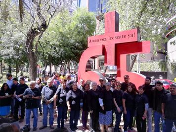 Familiares de mineros recuerdan explosión de Pasta de Conchos 
