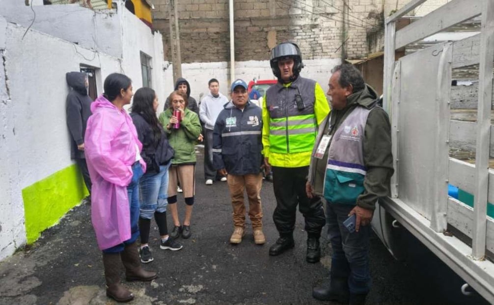 Lluvias provocan afectaciones en vialidades de Cuajimalpa; reportan inundaciones en El Yaqu. Foto: SGIRPC
