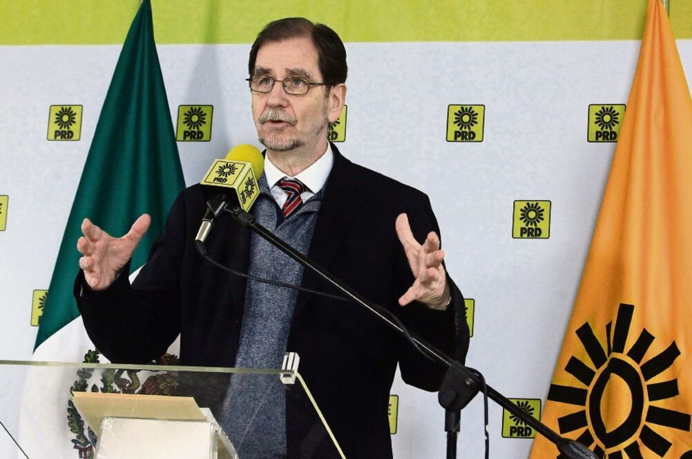 El líder nacional del Partido de la Revolución Democrática (PRD), Agustín Basave, rechazó las acusaciones por conflicto de interés en contra de Santiago Nieto Castillo, titular de la FEPADE (ARCHIVO EL UNIVERSAL)