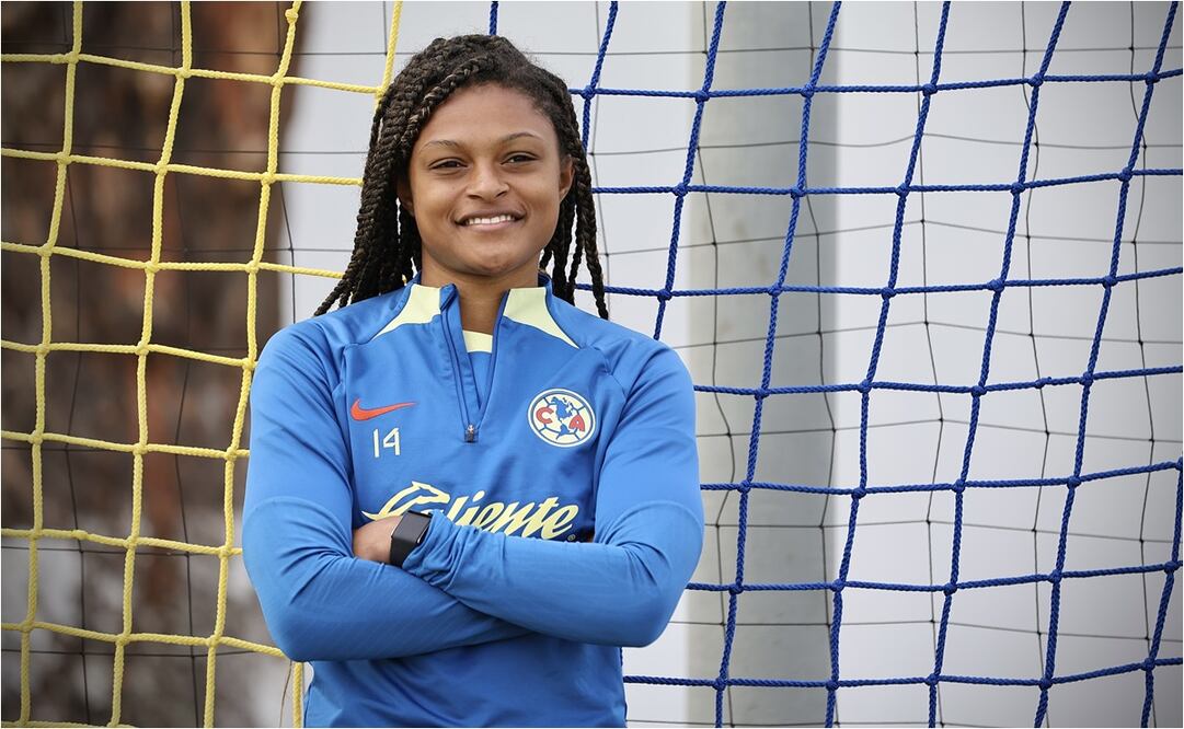 Dayana Martin, jugadora del América. FOTO: Berenice Fregoso/ EL UNIVERSAL