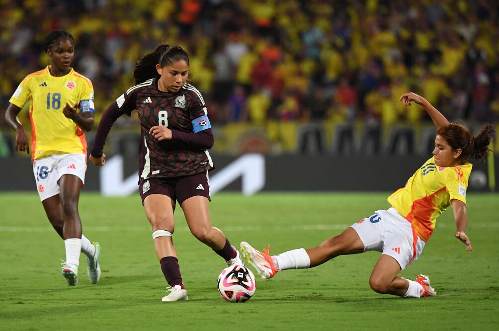 México y Colombia en el Mundial Sub- 20 Femenil - Foto: AFP