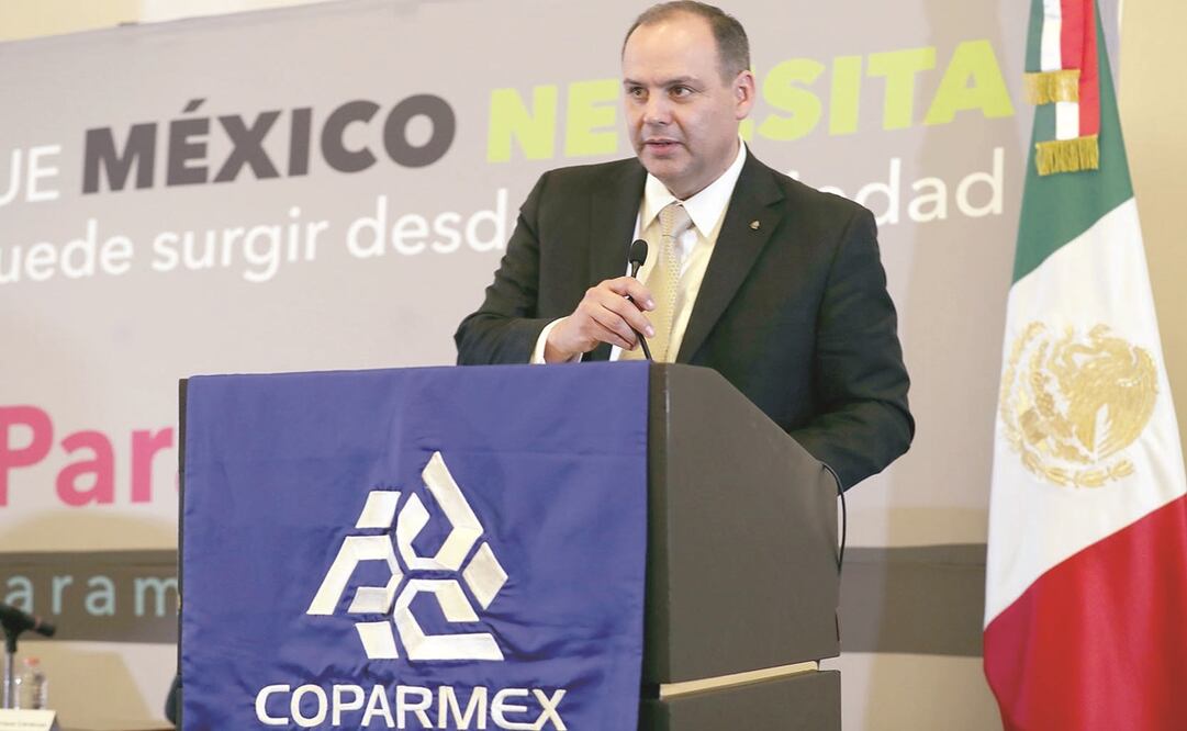 El presidente de la Confederación Patronal de la República Mexicana, Gustavo de Hoyos. Foto: Archivo/EL UNIVERSAL.