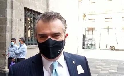 Presidente del CCE se reúne con secretario de Hacienda en Palacio Nacional 