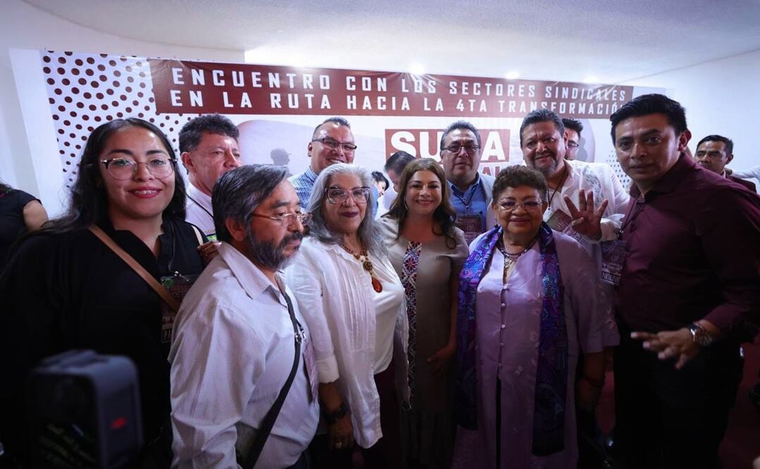 Clara Brugada asistió al 1er Encuentro con los Trabajadores Sindicales de SUMA. Foto: @ClaraBrugadaM