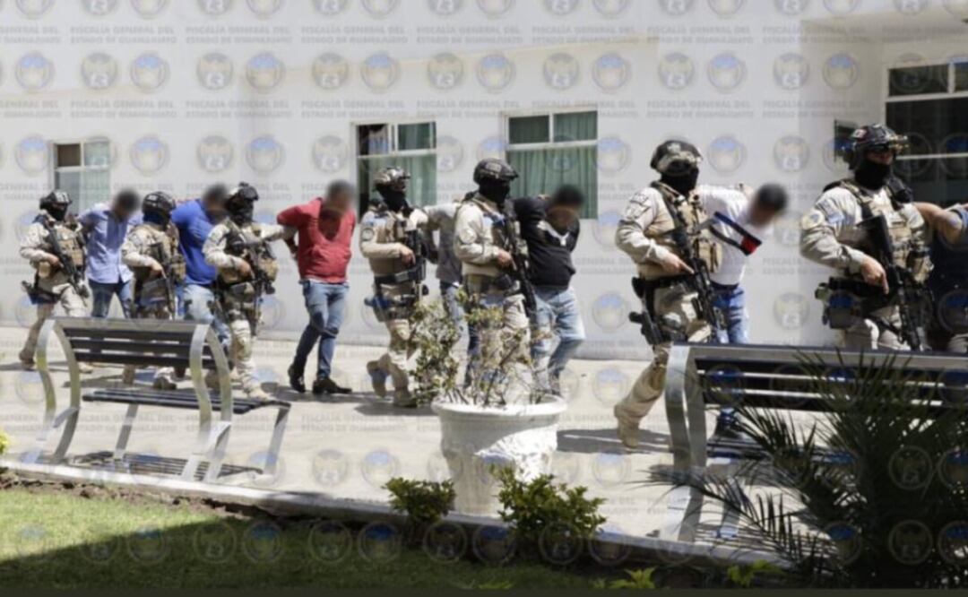Caen ocho por ataques con armas, quema de vehículos y bloqueos en región Laja-Bajío, Celaya