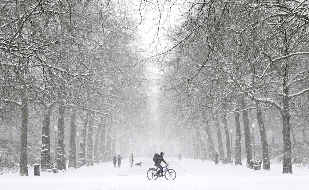 Las nevadas se extenderán desde la región central norte de las planicies a los Grandes Lagos y la costa del Atlántico, de acuerdo con el Servicio Meteorológico Nacional. Foto: AFP