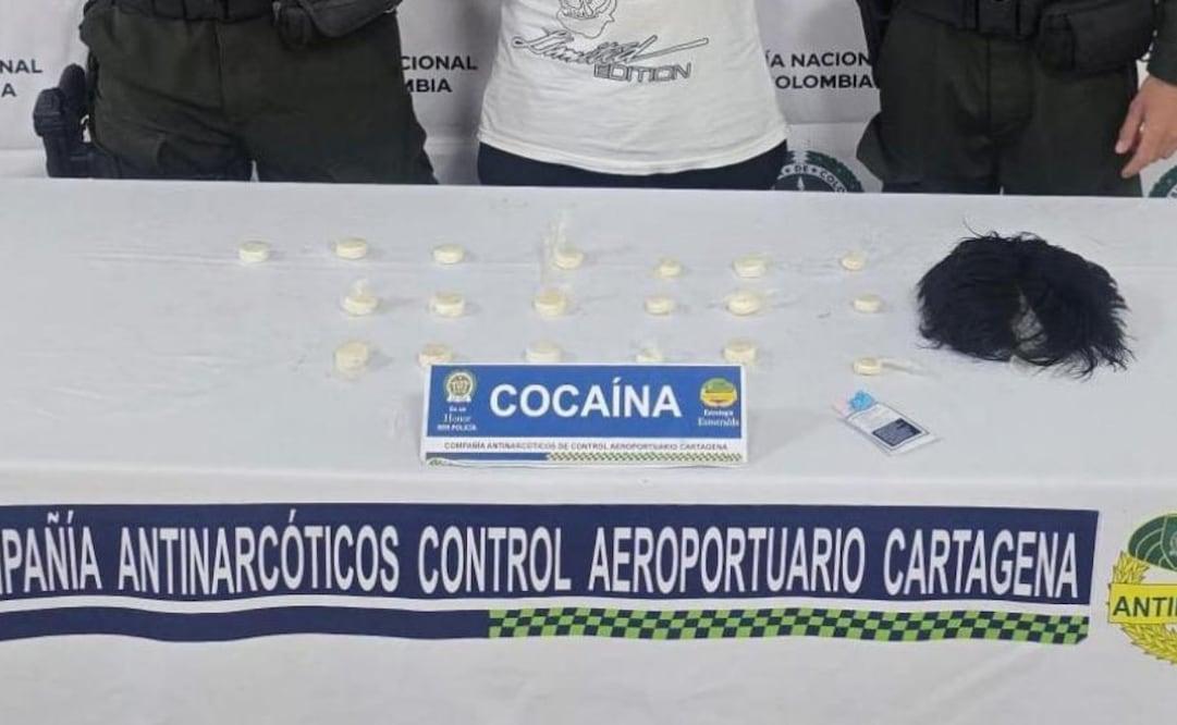 Según las autoridades, el hombre pretendía transportar la droga hasta los Países Bajos, donde su comercialización habría representado un ingreso de más de 10 mil euros. (24/02/2025). Foto: Especial