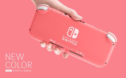 Nintendo lanzará un nuevo Switch Lite color coral