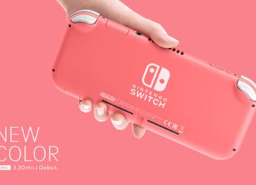 Nintendo lanzará un nuevo Switch Lite color coral
