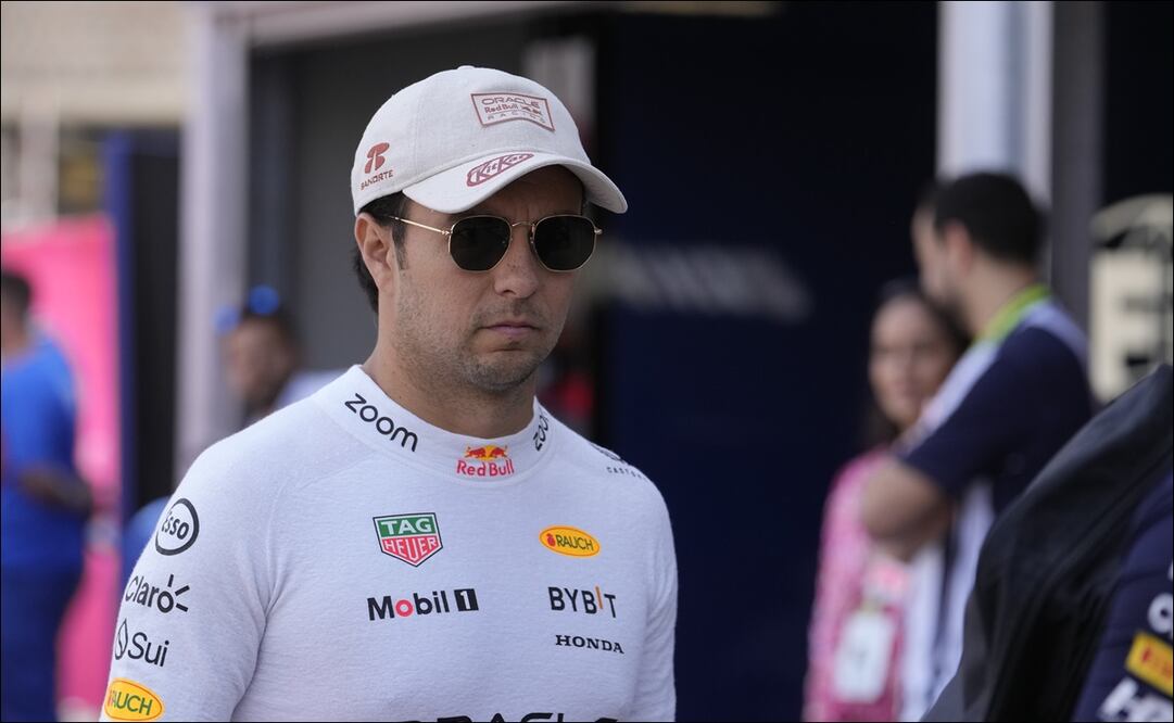 Checo Pérez, frustrado tras el Gran Premio de Mónaco 2024 - Foto: AP