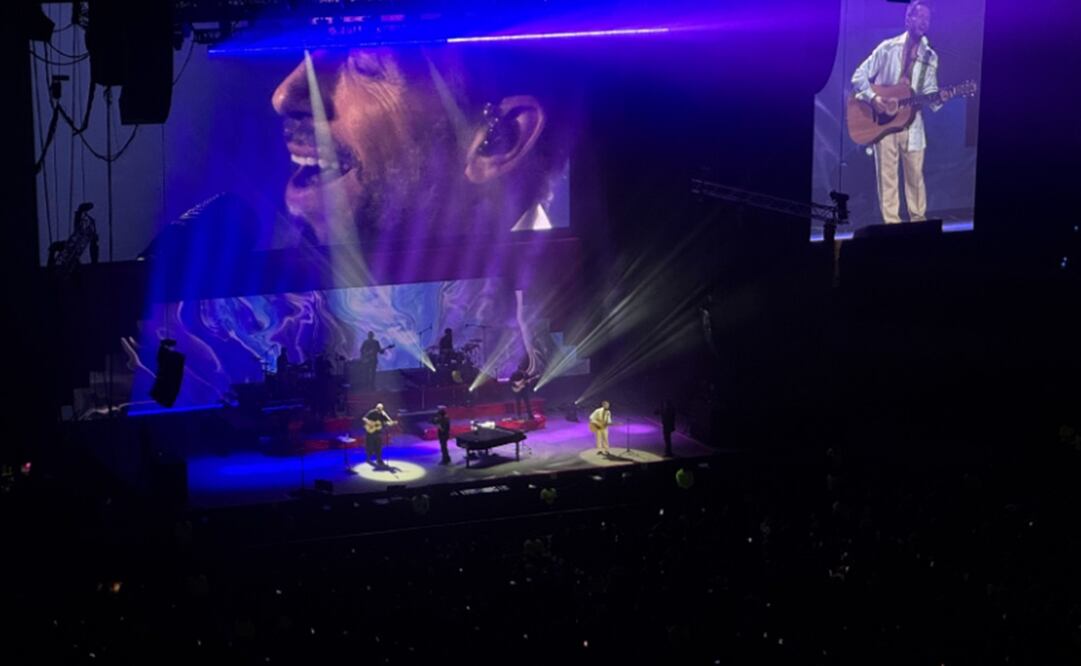 El dúo se e presentó la noche del viernes 6 de marzo en la Arena CDMX, donde conmemoraron el Día Internacional de la Mujer. Foto: César González/EL UNIVERSAL.