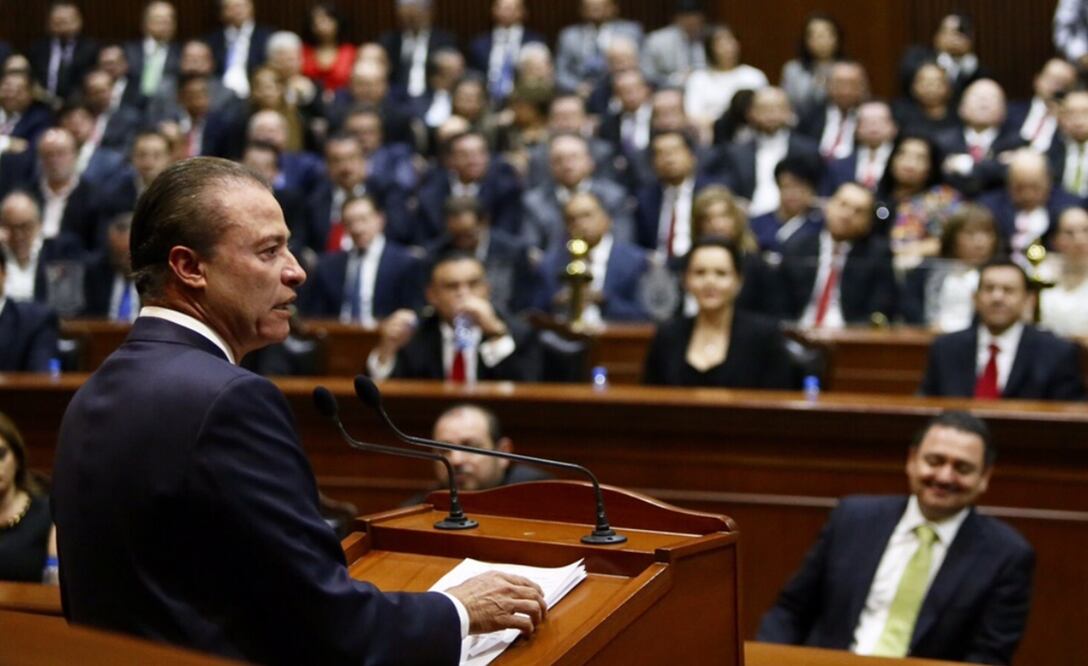 Quirino Ordaz, exgobernador de Sinaloa, rindió protesta como embajador de México en el Reino de España y, en forma concurrente ante el Principado de Andorra. Foto: archivo/EL UNIVERSAL