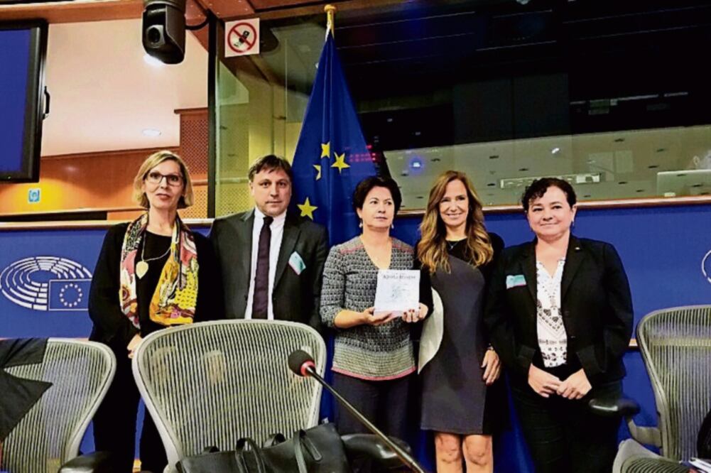 Miembros del Grupo Interdisciplinario de Expertos Independientes asistieron a la sesión del Parlamento Europeo para hablar sobre el caso Ayotzinapa (ESPECIAL)