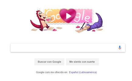 Google festeja Día del Amor y la Amistad con doodle interactivo
