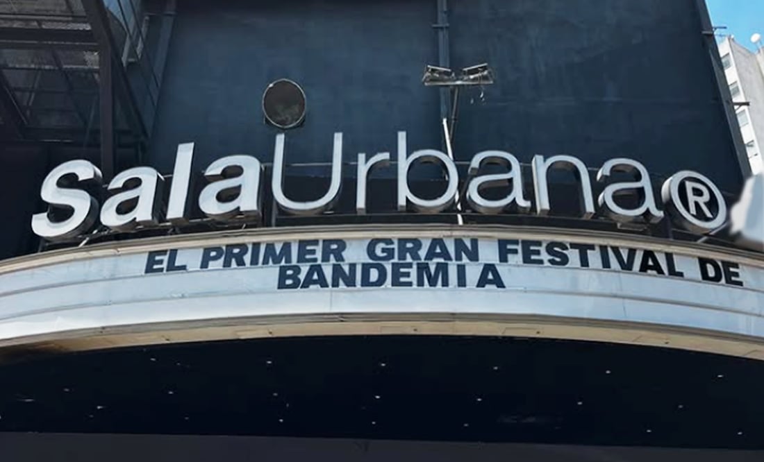 Sala Urbana, recinto donde se llevó a cabo la primera edición del Festival Bandemia.
Foto: Instagram, vía @Bandemiaa