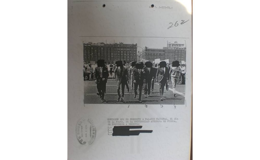 Parte de un expediente de la DFS que se encuentra en el AGN (ARCHIVO/EL UNIVERSAL)