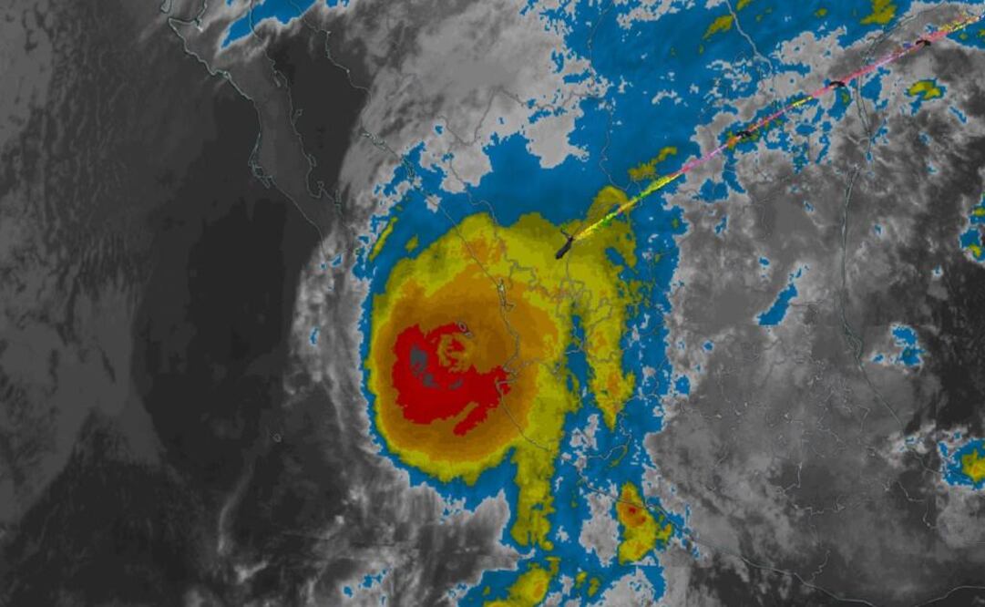 El huracán "Willa" en una imagen satelital