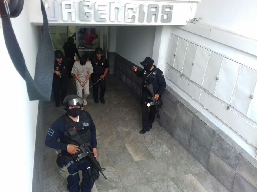 Fotografía del supuesto traslado de Mario Aburto