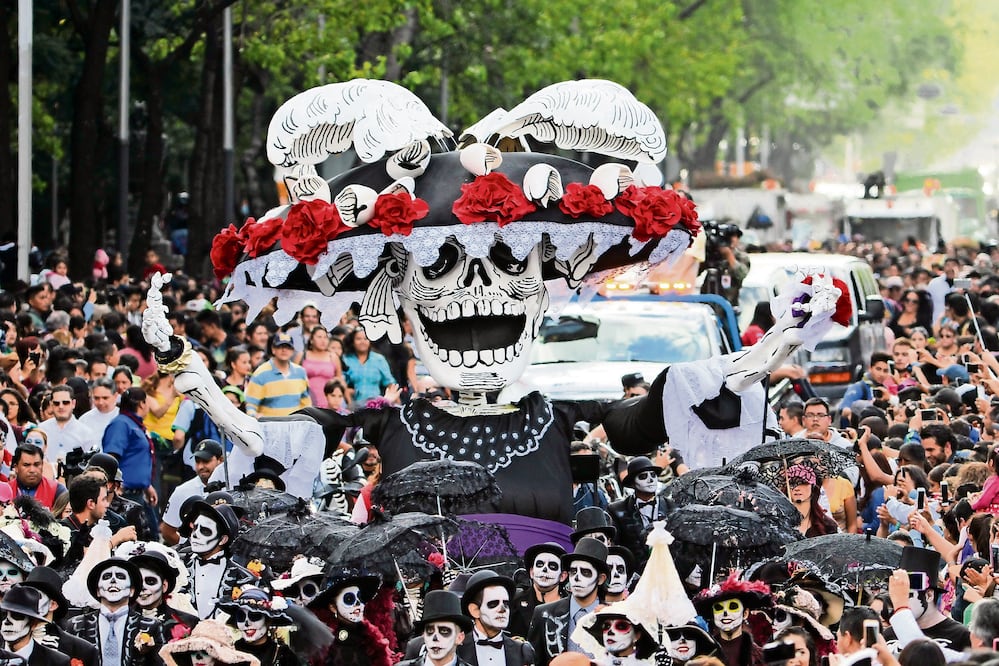 El primer grabado de "La Catrina" se hizo en 1912 de la mano de José Guadalupe Posada. (Foto: GERMAN GARCIA)