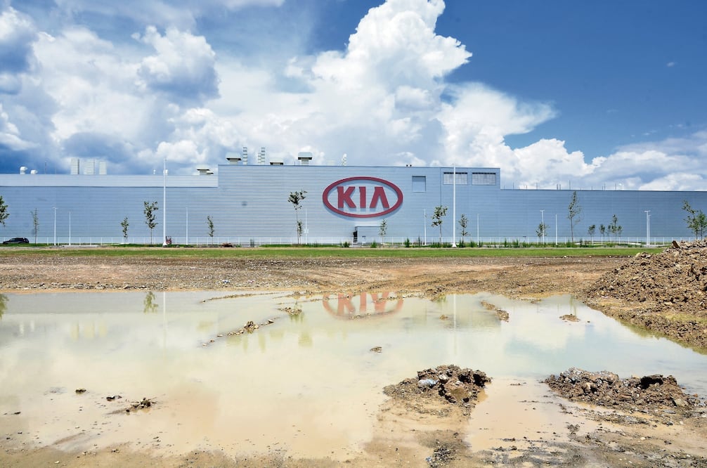 Planta de Kia motors en Pesquería, Nuevo Leon (ARCHIVO / EL UNIVERSAL)