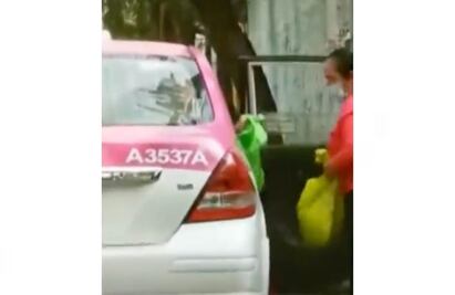 Citará Semovi a taxista que no dejaba bajar a mujeres y que fue exhibido en VIDEO