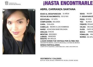 Buscan a Abril Carranza en Edomex; salió de su casa a una entrevista de trabajo en Cuautitlán Izcalli y no ha regresado