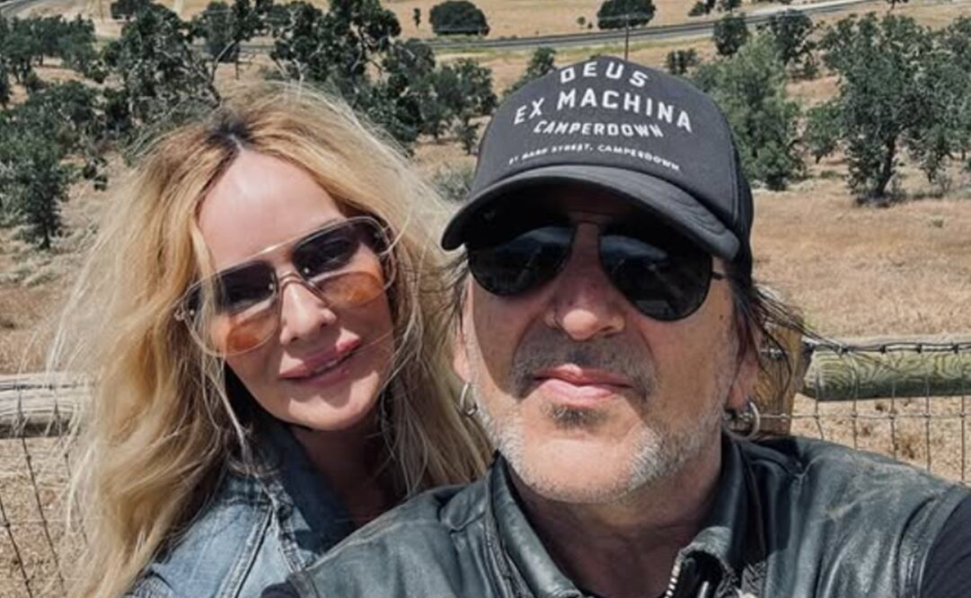 Kimberly Burch y Taime Downe, cantante de Faster Pussycat. Foto: Instagram oficial.