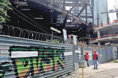 Por unas horas cierran obras de Mitikah