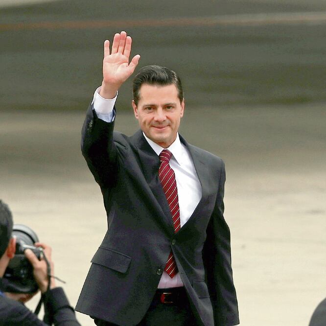 “Respeté libertades”. Enrique Peña Nieto aseguró que en su sexenio fue respetada la libertad de expresión. Foto: REUTERS