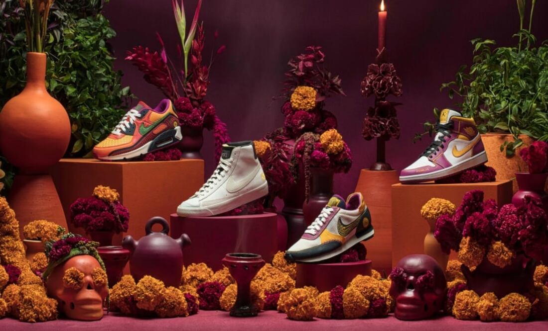 Conoce los detalles de la colección que Nike lanzó con motivo del Día de Muertos / Foto: Cortesía Nike