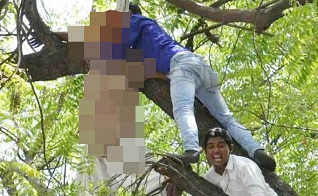 El gobernador de la capital india señaló a la Policía por ignorar sus continuas peticiones para bajar al granjero del árbol y criticó la falta de "humanidad" de los agentes presentes en el acto organizado por su formación (Foto: Especial)