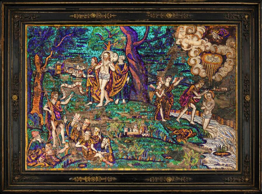 Arte plumario mexicano en París