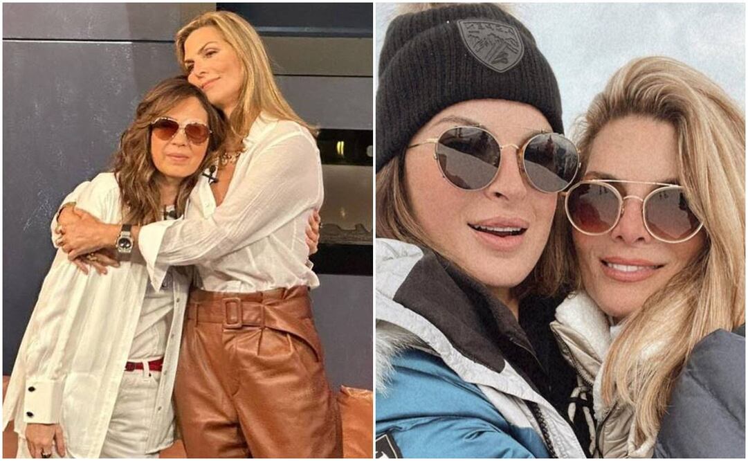 Señalan a Yolanda Andrade como la "culpable" de la crisis matrimonial de  Montserrat Oliver y su esposa Yaya Kosikova. Fotos: Instagram.