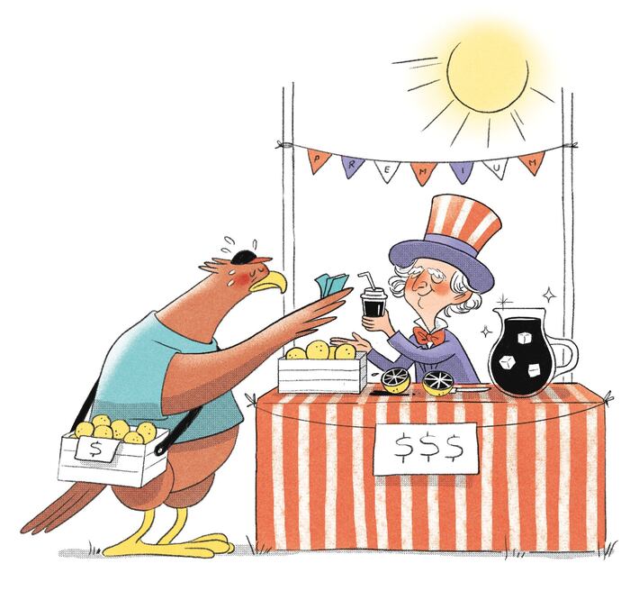 Autosuficiencia en gasolina. Ilustración de Ani Cortés