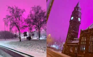 Cielo de Reino Unido se tiñe de rosa y se vuelve viral en redes: ¿por qué ocurrió este fenómeno?