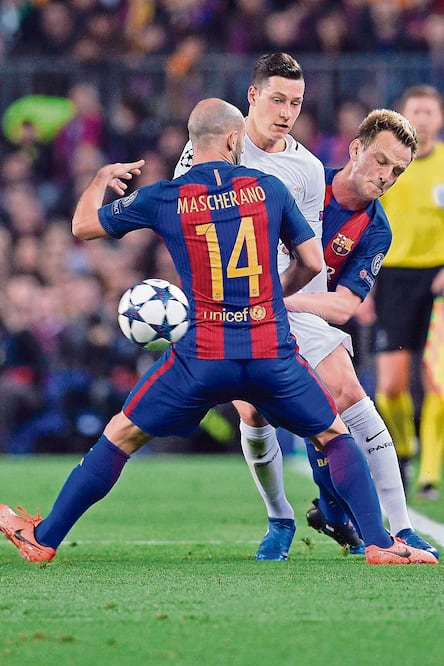 Mascherano se sinceró al término del gran encuentro (JOSEP LAGO. AFP)