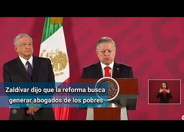 Reforma al PJF, para quienes han perdido la esperanza en la justicia, dice Zaldívar